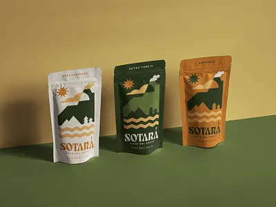 SOTARÁ - Branding 3d brand branding coffee colombia design elegant graphic design green latam logo mockup presentation product render typography vector yellow