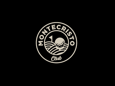 MONTECRISTO CLUB - Logo ball brand branding camp circle classic club design font golf graphic design illustration logo minimal montecristo rounded sans typography vector