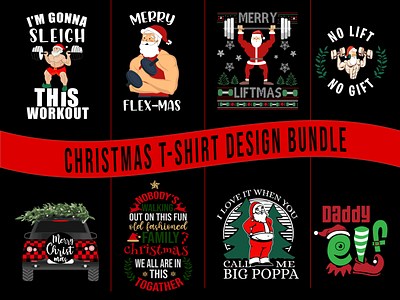 christmas tshirt design bundles