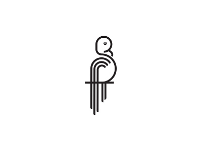 bird branding design icon logo minimal vector