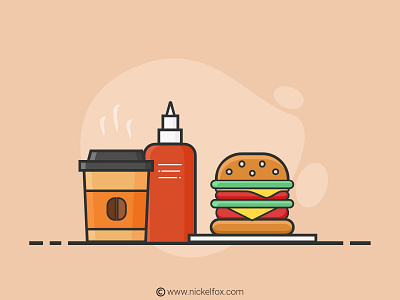 Fast Food Illustration