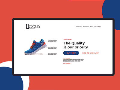 Licious New Style- landing page