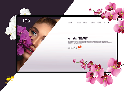 LYS Beauty Branding background beauty branding concept corporate cosmetic creative design fashion graphic identity luxury minimal mockup modern natural product style template trendy