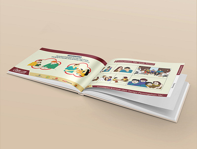 Meditation Visual Book for Zero TB Yogyakarta branding design illustration