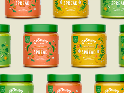 Package Design brand identity branding graphic design healthy illustration jar label package design spread vector illustration vegan vegetables