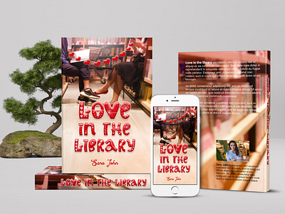 Love Story Book Cover Design Template