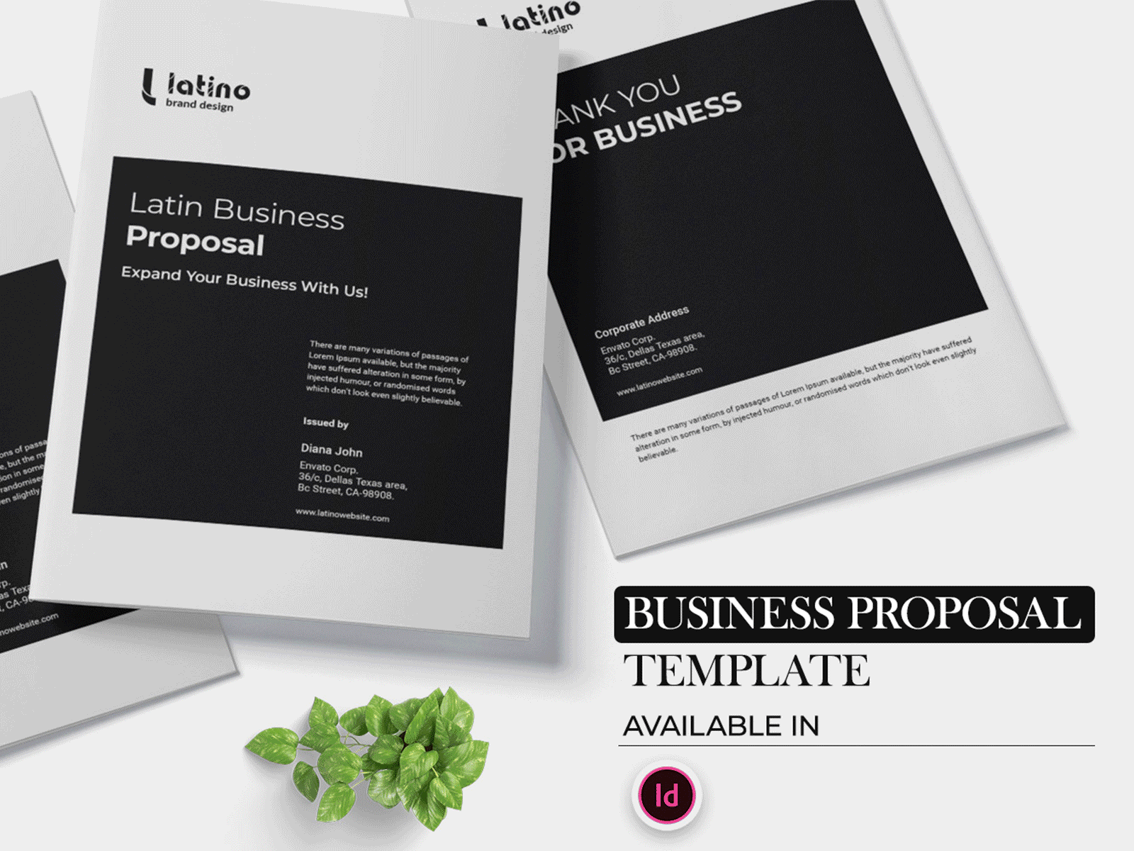 Business Proposal Template  InDesign Project by Mahmudul Hasan With Regard To Branding Proposal Template