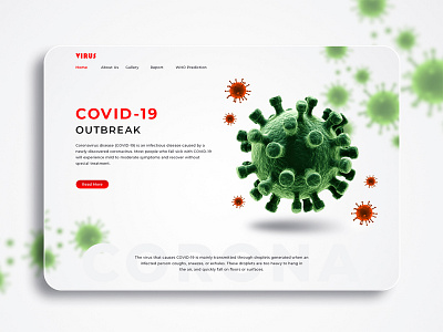 Covid-19 Landing Page interface interface design landing page template design ui ui design user interface