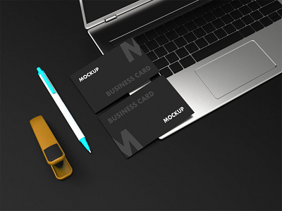 Free Business Card Mockup