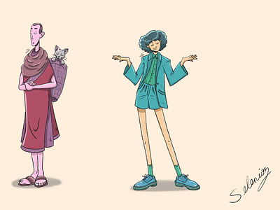 Line Up - Character Designs - personal project