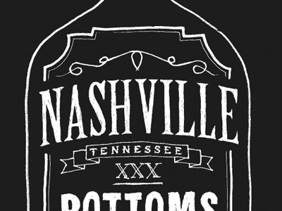 Nashville bottle nashville t shirt whiskey