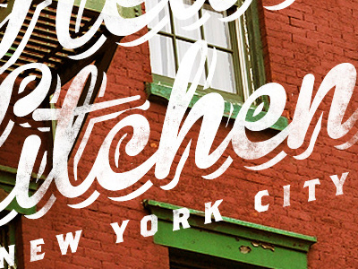 Hell's Kitchen - NYC hells kitchen typography
