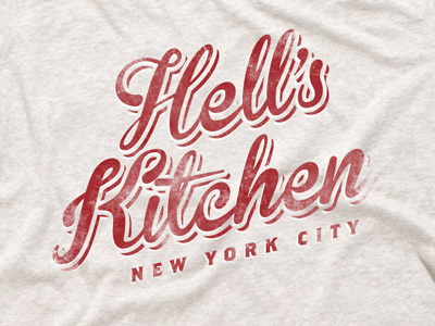 Hell's Kitchen t-shirt t shirt typography
