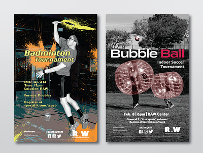 Recreation Posters Vol. 2 art branding design photography photoshop posters sports typography
