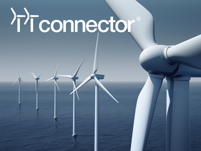 TT connector identity logo renewable energy t