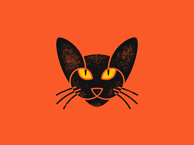 Clack Bat animal black cat cat halloween illustration illustrator logo lucky spooky vector art