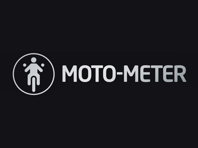 MOTO-METER identity logo motorcycle pictogram taxi taximeter worldmoto