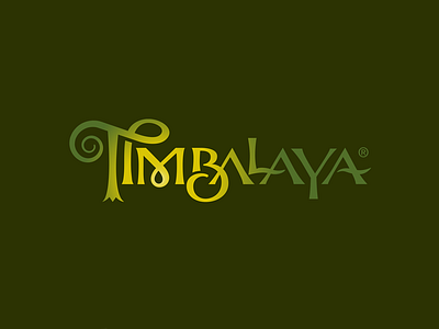 Timbalaya attraction branding custom type logo magic outdoor play theme park vacation wizard