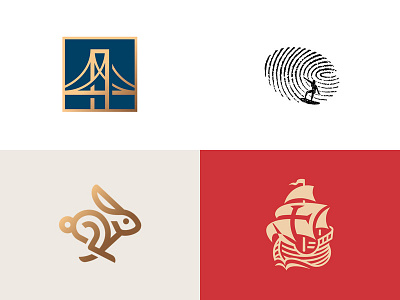 2018 animal bridge illustration logo ship surfer top4shots