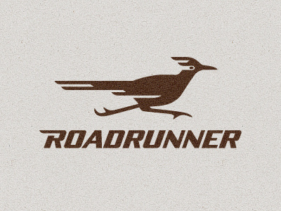 Roadrunner arizona bird brown identity illustration logo phoenix roadrunner