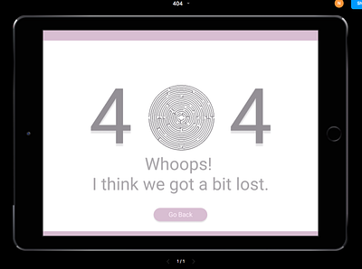 404 page 404 404 error design simple ui ux web