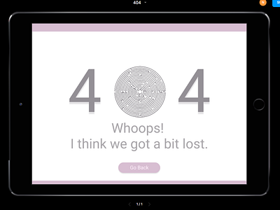 404 page