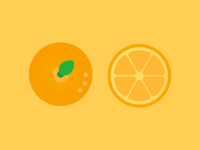 Orange citrus flat design florida food icon fruit healthy monotone orange orange slice snack tangerine