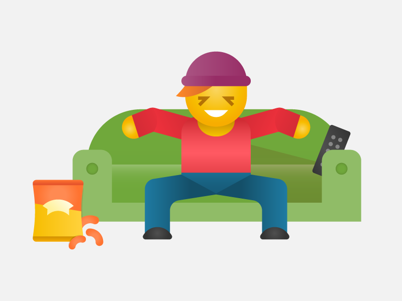 Couch Locked By Julie Rega On Dribbble 