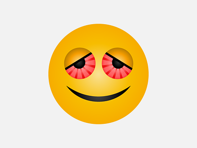 Stoned Emoji emoji high imessage imessage stickers iphone marijuana smiley face smoking sticker stickers stoned weed