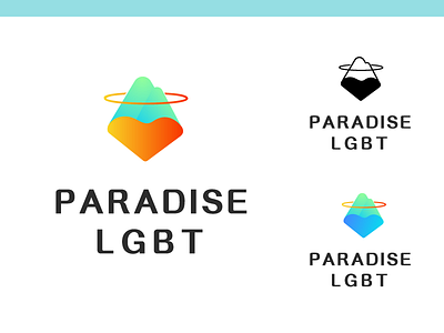 Paradise LGBT Logo graphic lgbt logo