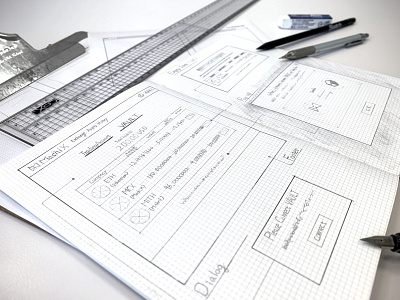 Wireframe Sketch graphic sketch ui