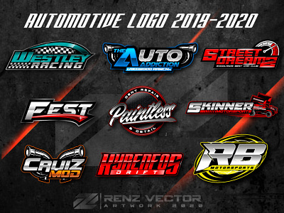 AUTOMOTIVE LOGO DESING 2019-2020 by RENZTRICTION on Dribbble