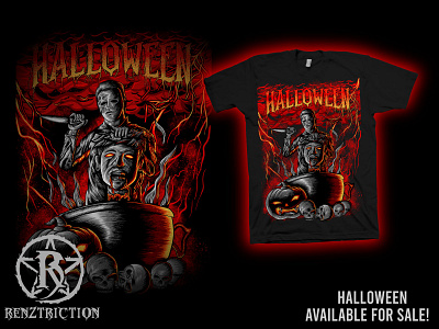 Halloween T-shirt Design clothing devil halloween halloween costum halloween design halloween event halloween party halloween t shirt horror phsyco phsyco design thriller