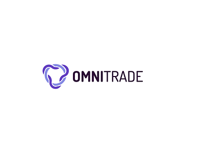 Omni Trade cryptocurrency design exchange logo service