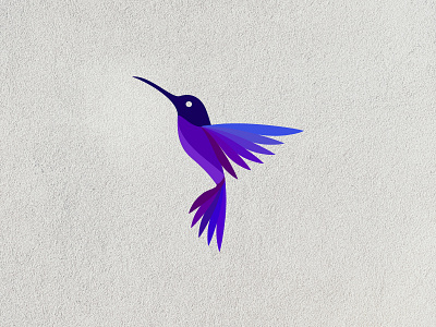 HUMMINGBIRD animal background beautiful bird colibri color fly graphic hummingbird icon illustration logo nature symbol vector
