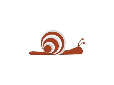 (For Sale) Snail Slow animal cartoon concept creative design element graphic icon illustration logo nature shell silhouette simple slow slug snail spiral symbol vector