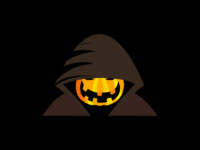 Hellowin Pumpkin autumn black decoration design element face graphic halloween happy holiday horror logo october orange party pumpkin scary season symbol vector