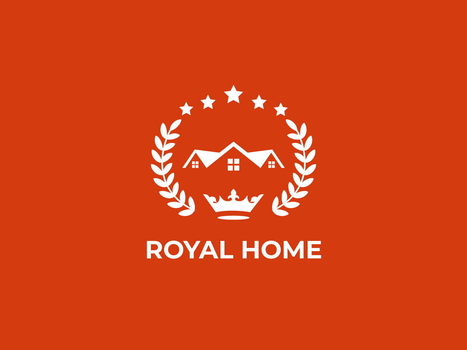 Royal Home Logo by Edlogos on Dribbble