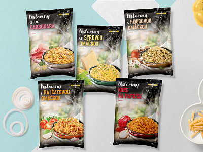 Pasta packaging bag design food package design packaging print sachet