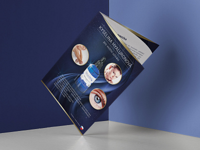 Hyaluron serum brochure brochure cosmetics design flyer design luxury print