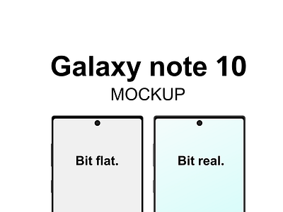 galaxy note 10 mockup preview