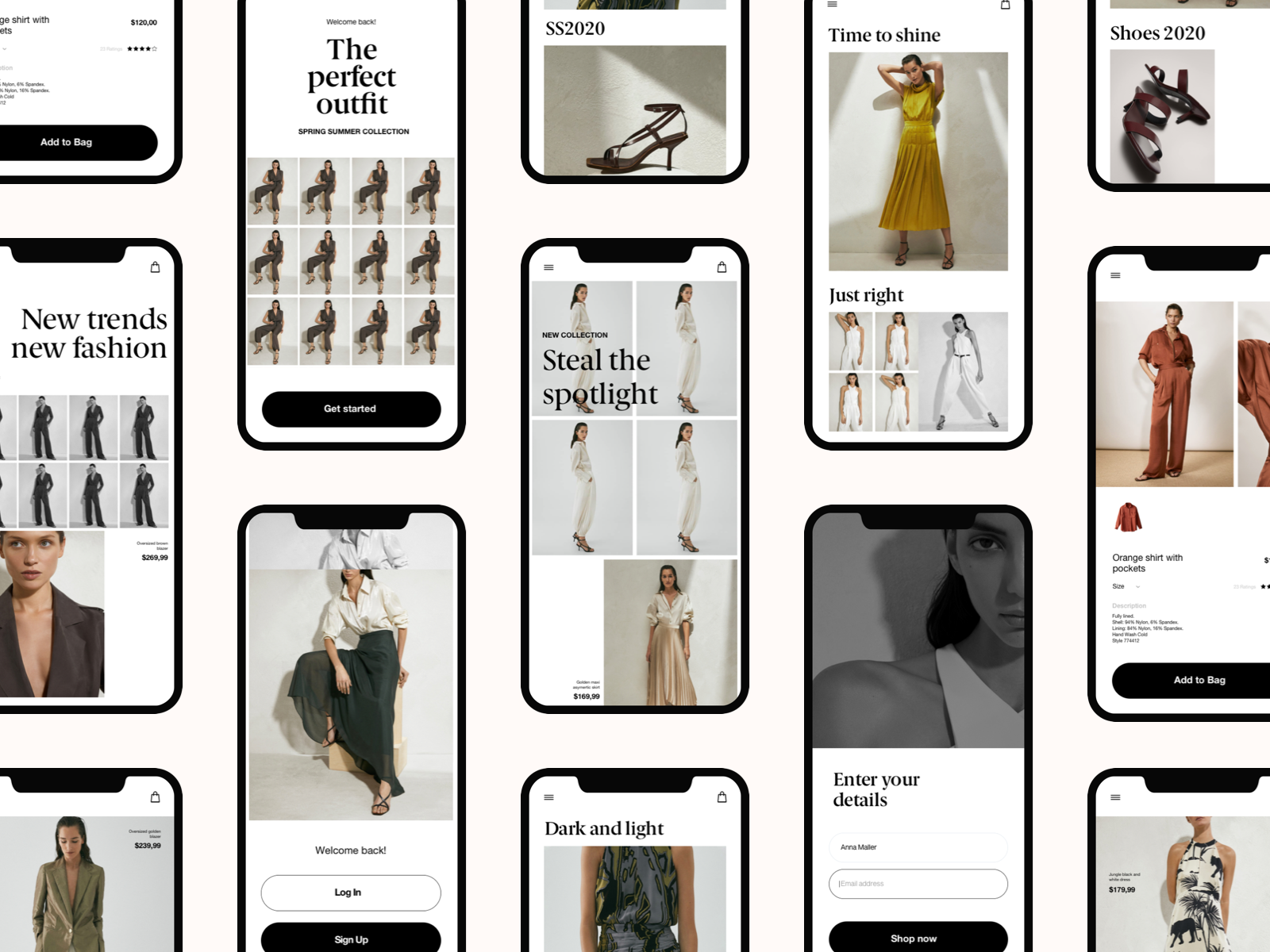 Fashion Mobile App Screens By Andrea Jelić On Dribbble