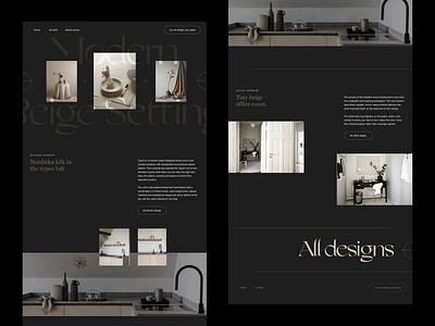 Interior design website architecture editorial design interior interior architecture interior design interiordesign layout minimal modern photography typography website concept website design whitespace