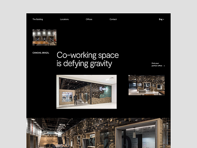 Co-working space Website Header