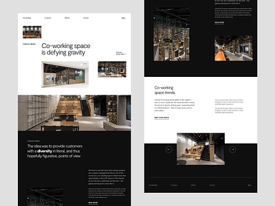 Co-working space Website