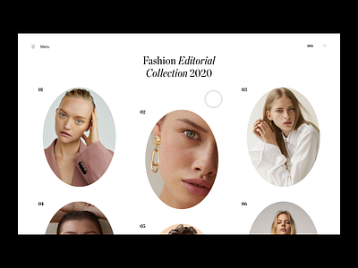 Fashion Editorial Collection 2020 blog design editorial editorial design fashion layout minimal minimalist modern photography typography website whitespace