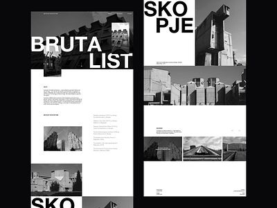 Brutalist Photography Portfolio