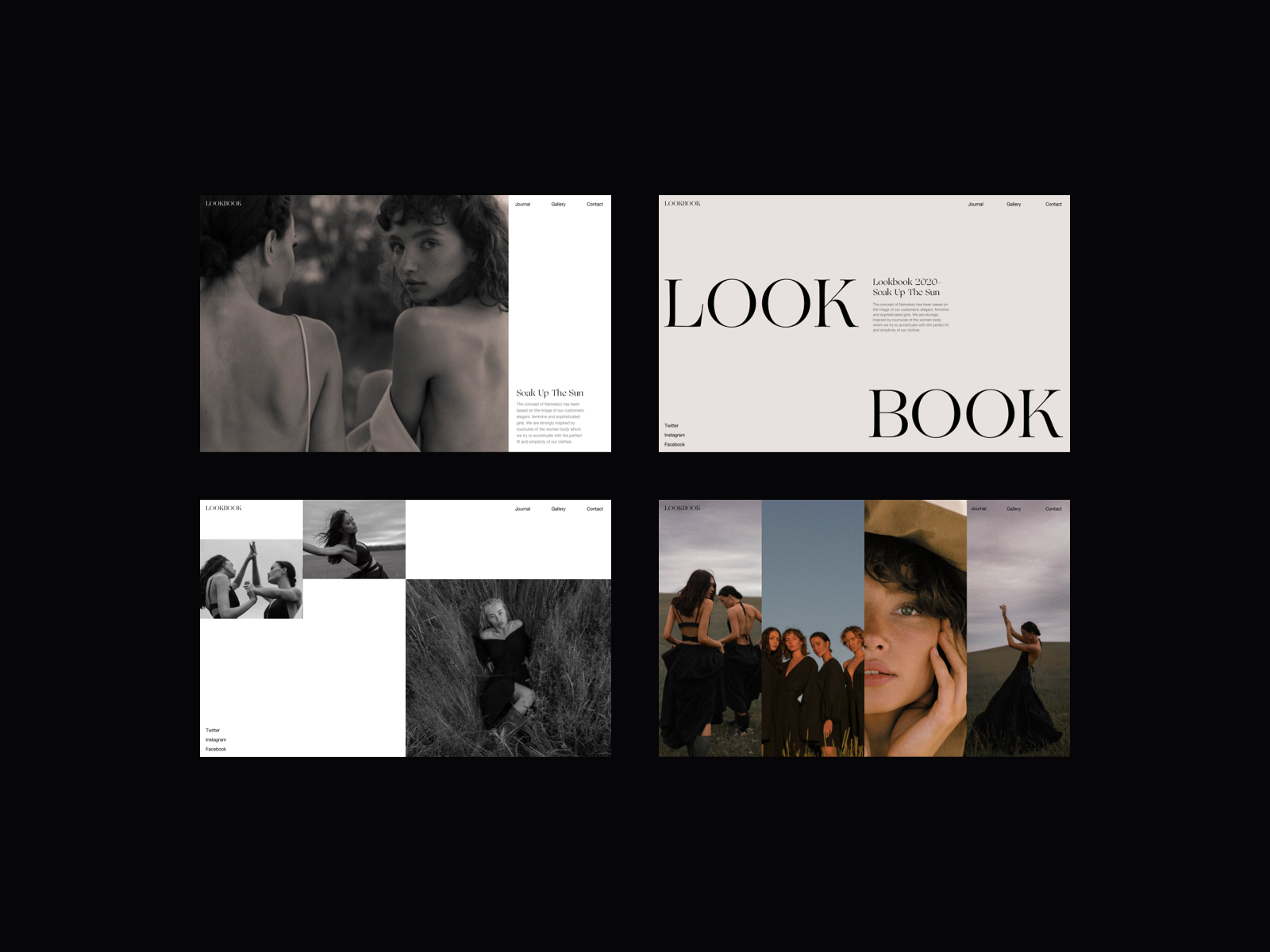 Lookbook Editorial Website 02 by Andrea Jelić on Dribbble