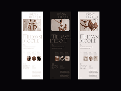 The Danse d’Ecole Exploration ballet dance dancer editorial design fashion layout minimal minimalist modern photography typography web design whitespace