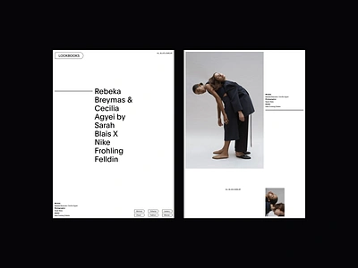 Lookbooks Visuals Layout editorial editorial design fashion layout minimal minimalist modern photography typography web design whitespace